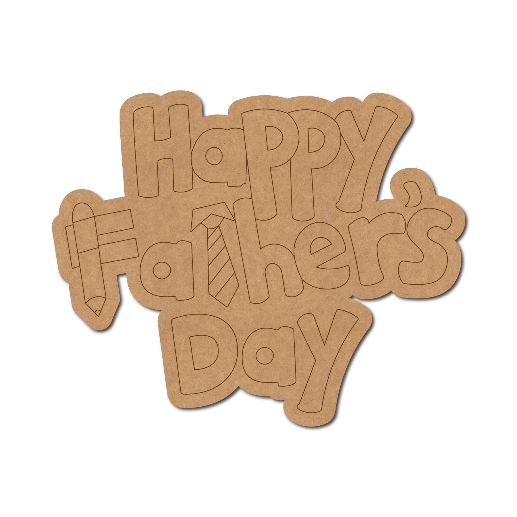 30Pcs 4 Inch Father's Day Wood Crafts DAD Wood Crafts DIY Cutout Wooden Slices Embellishments Gift Unfinished Wood Ornaments Happy Father S Day Daddy