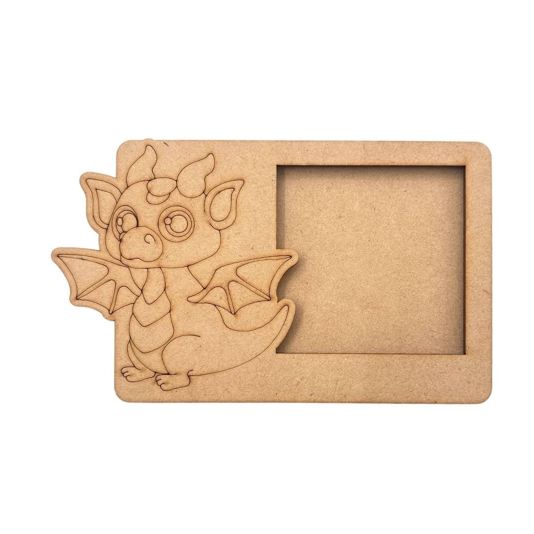 Dinosaur Three Layered Photo Frame MDF Design 2