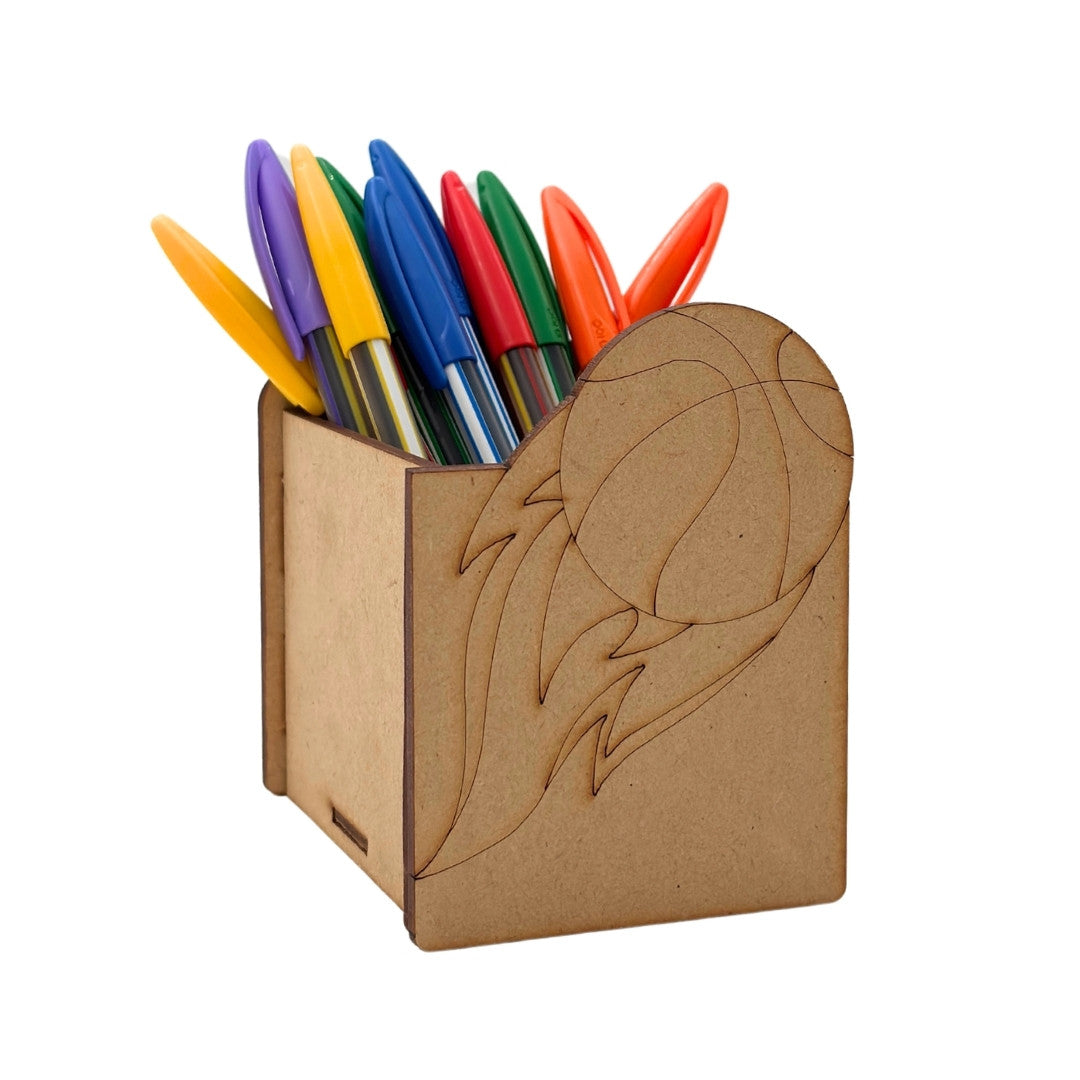 Basketball Pen Stand MDF Design 1