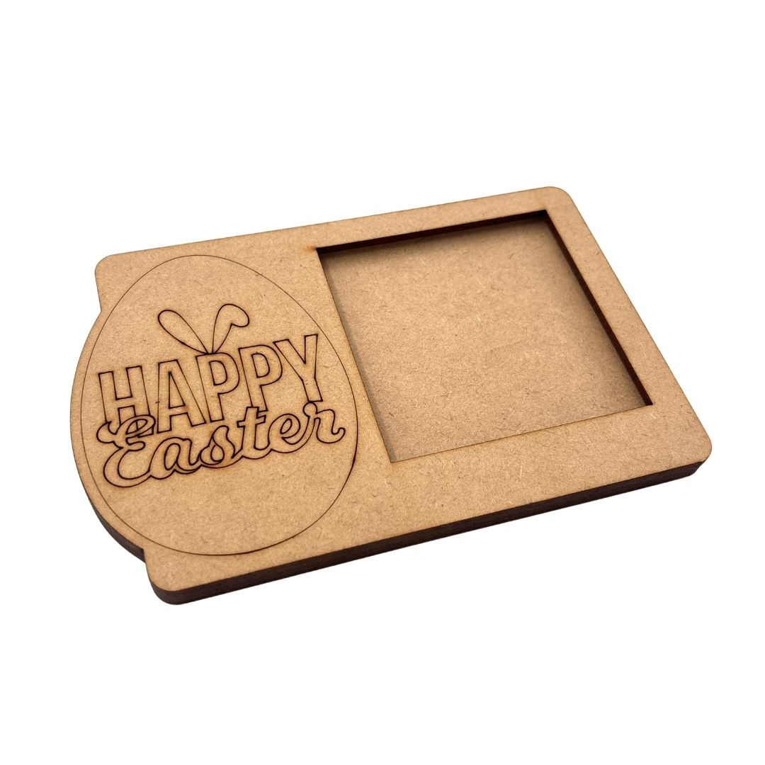 Easter Three Layered Photo Frame MDF Design 1