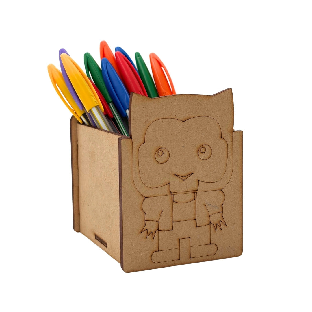 Wolverine Pen Stand MDF Design 1