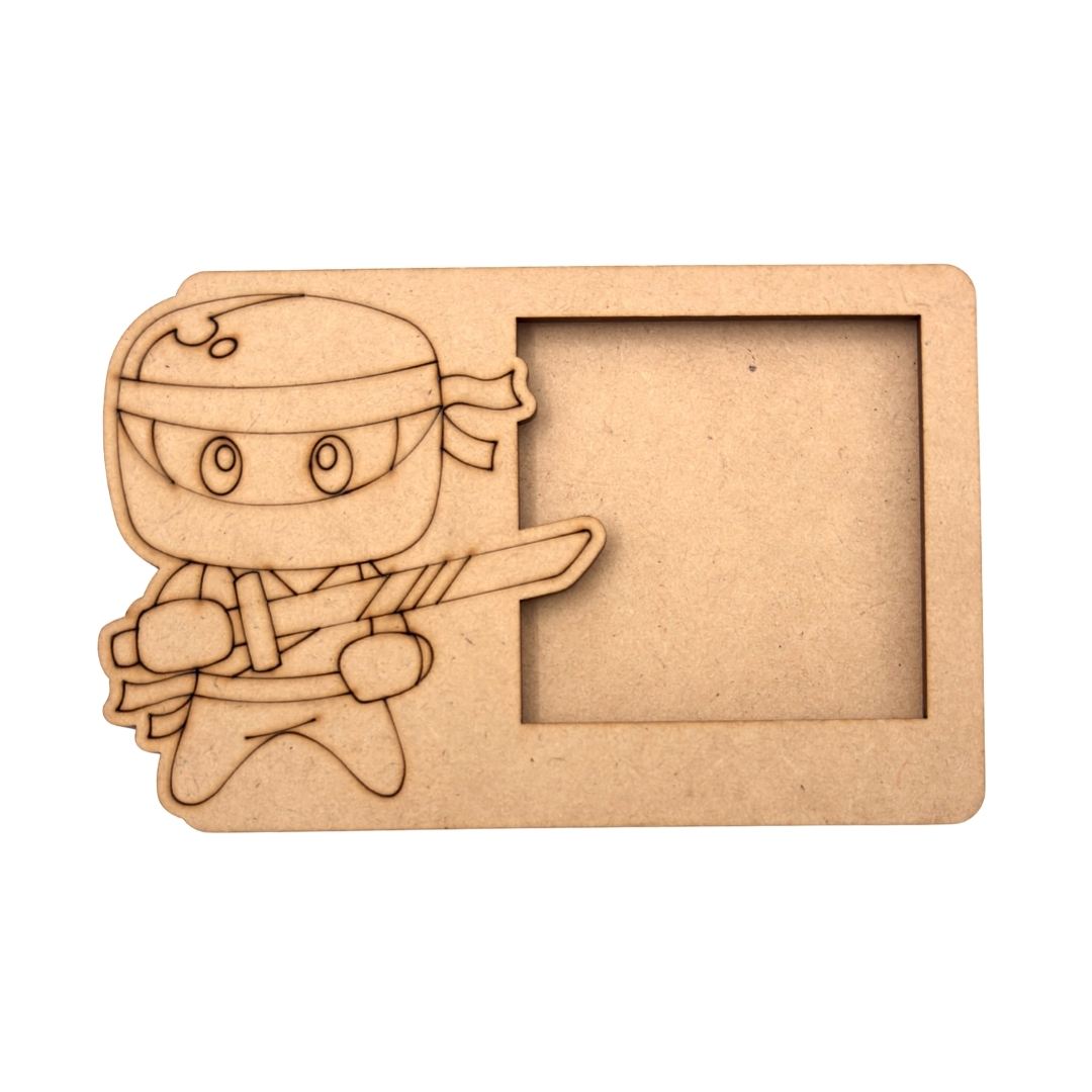 Ninja Three Layered Photo Frame MDF Design 1