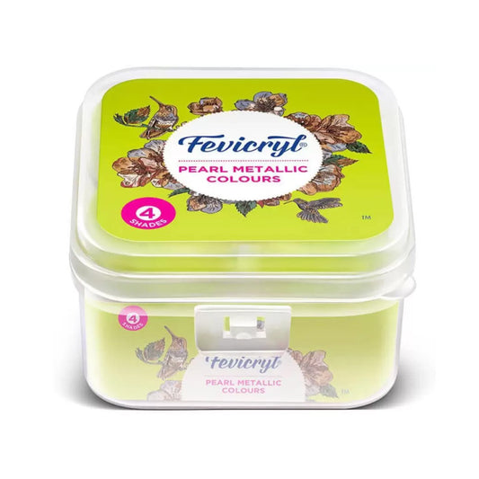 Fevicryl Pearl Metallic Kit 4 Shades x 10ML