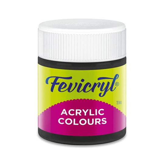 Fevicryl Acrylic Colours Black 02