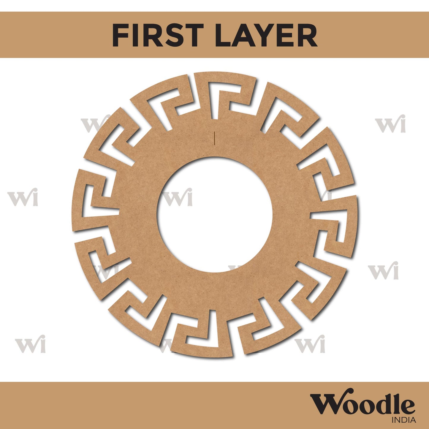 Diya Tealight Holder MDF Design 22