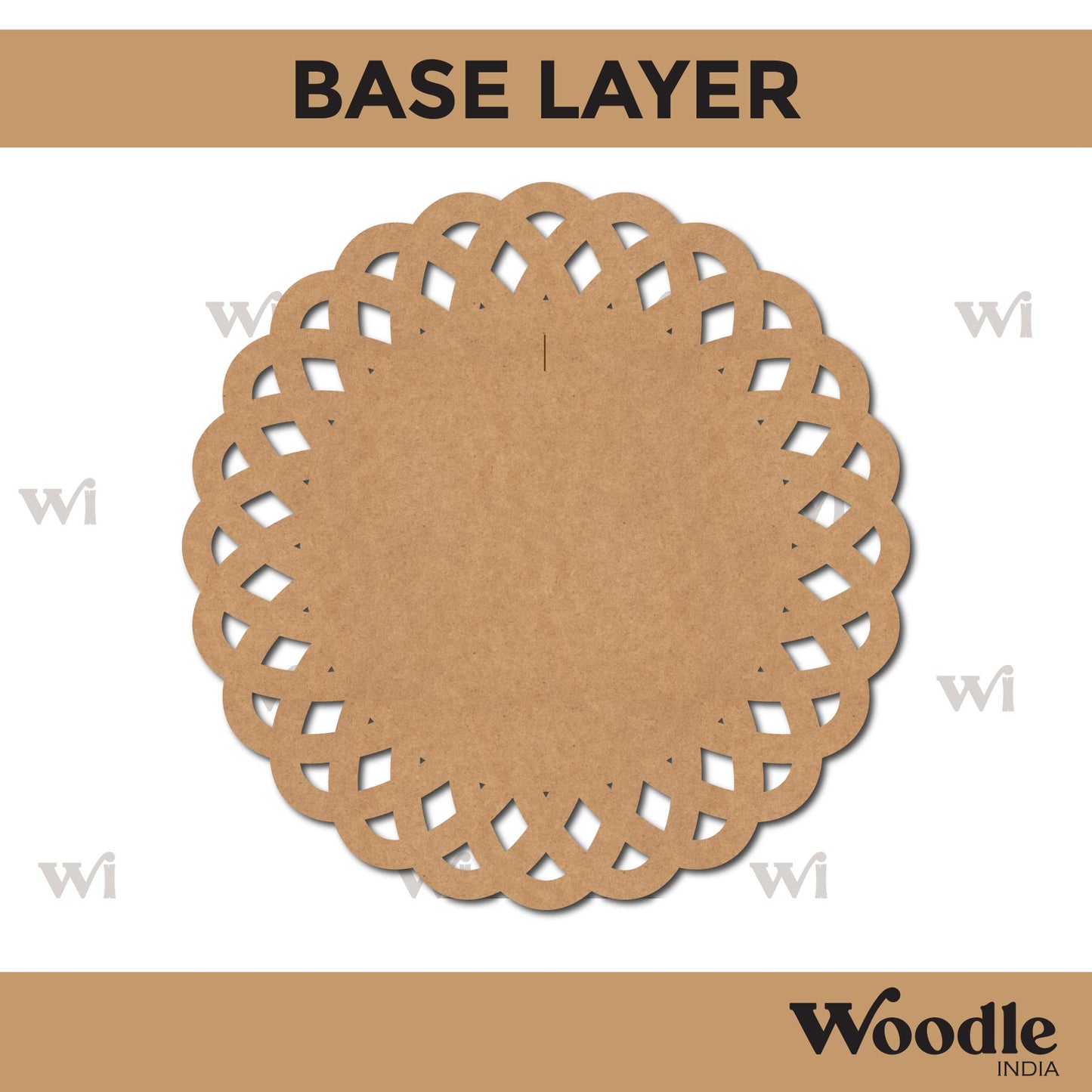 Diya Tealight Holder MDF Design 35