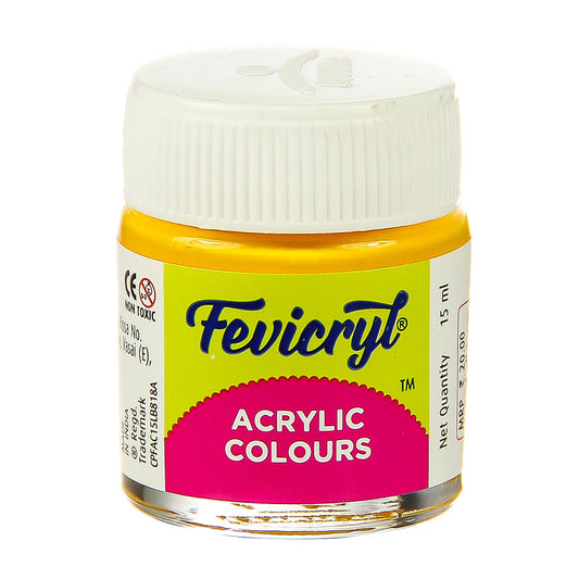 Fevicryl Acrylic Colours Golden Yellow