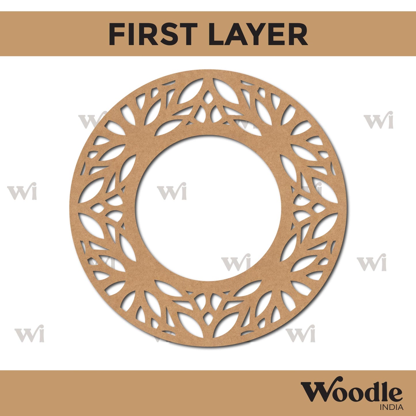 Diya Tealight Holder MDF Design 49