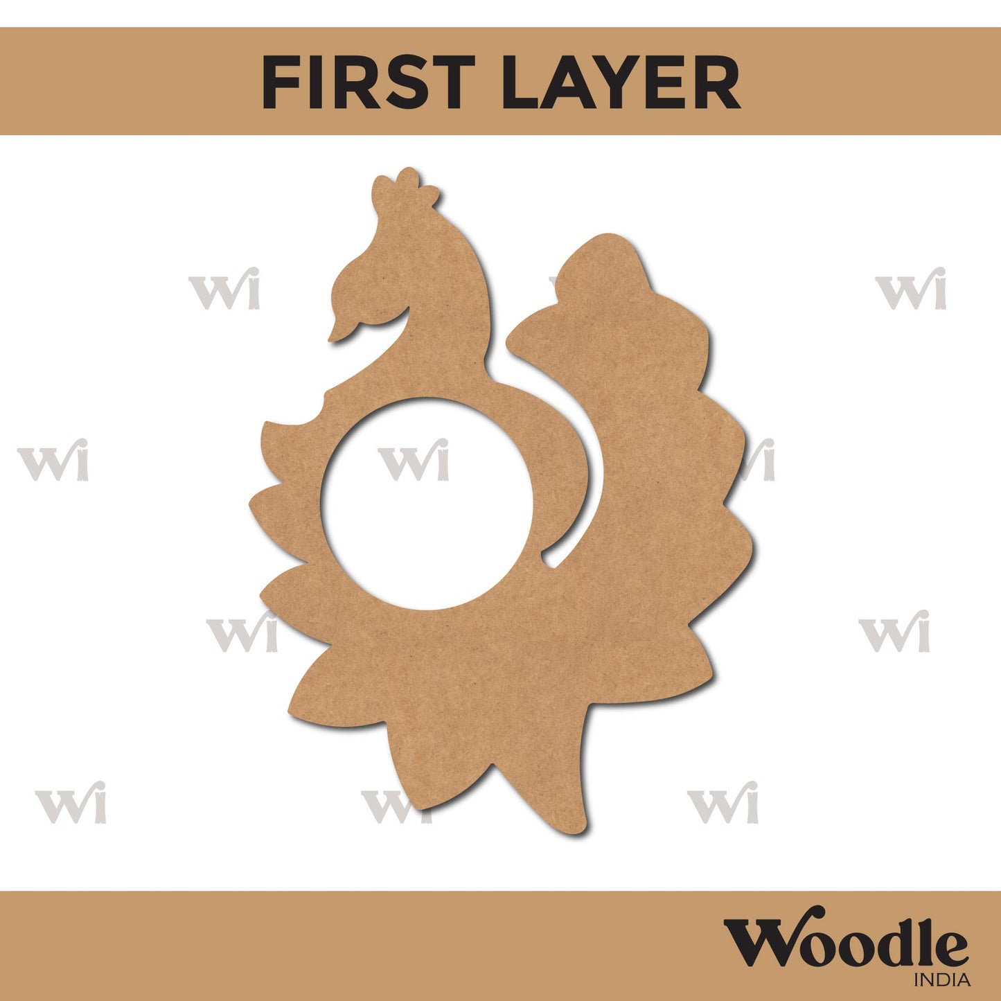 Diya Tealight Holder MDF Design 11