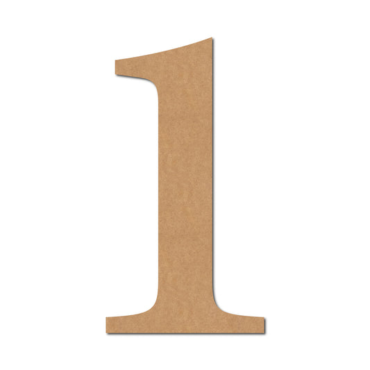 Number Cutout MDF Design