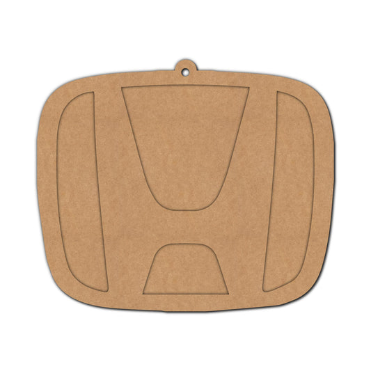 Honda Logo Keychain Cutout MDF Design 1