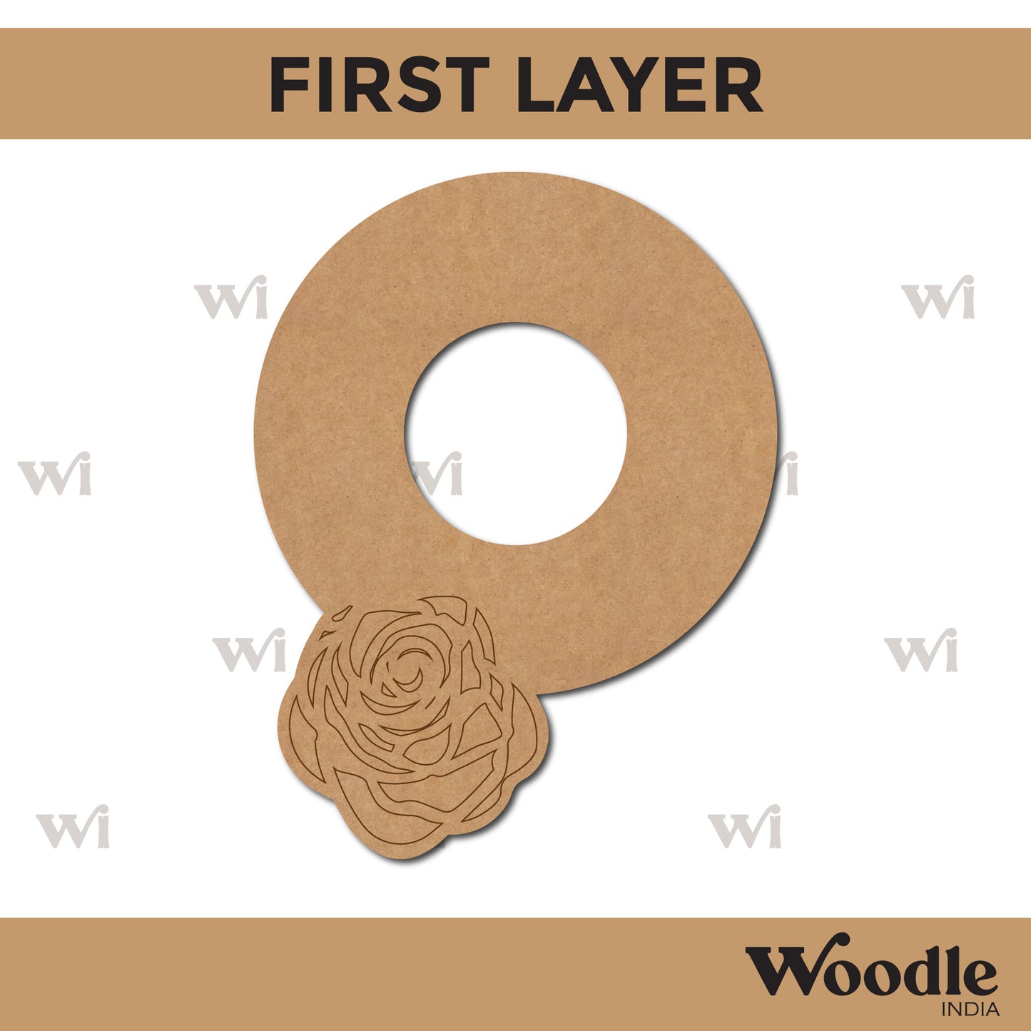 Diya Tealight Holder MDF Design 20