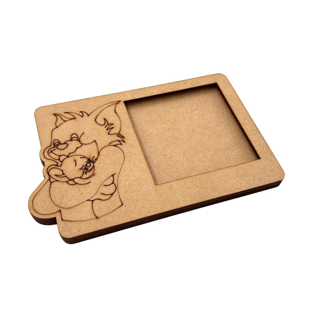 Tom & Jerry Three Layered Photo Frame MDF Design 1