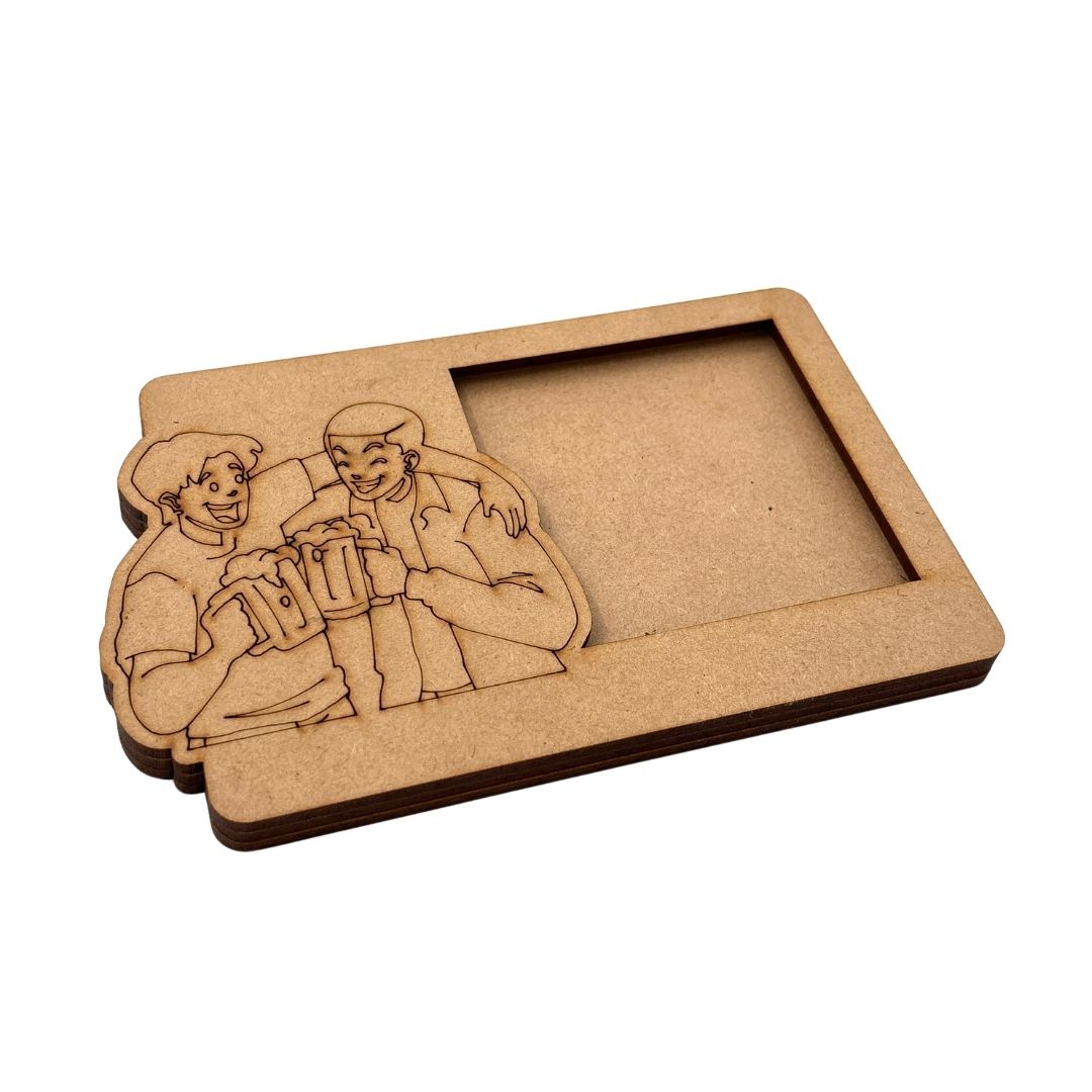Friends Three Layered Photo Frame MDF Design 1