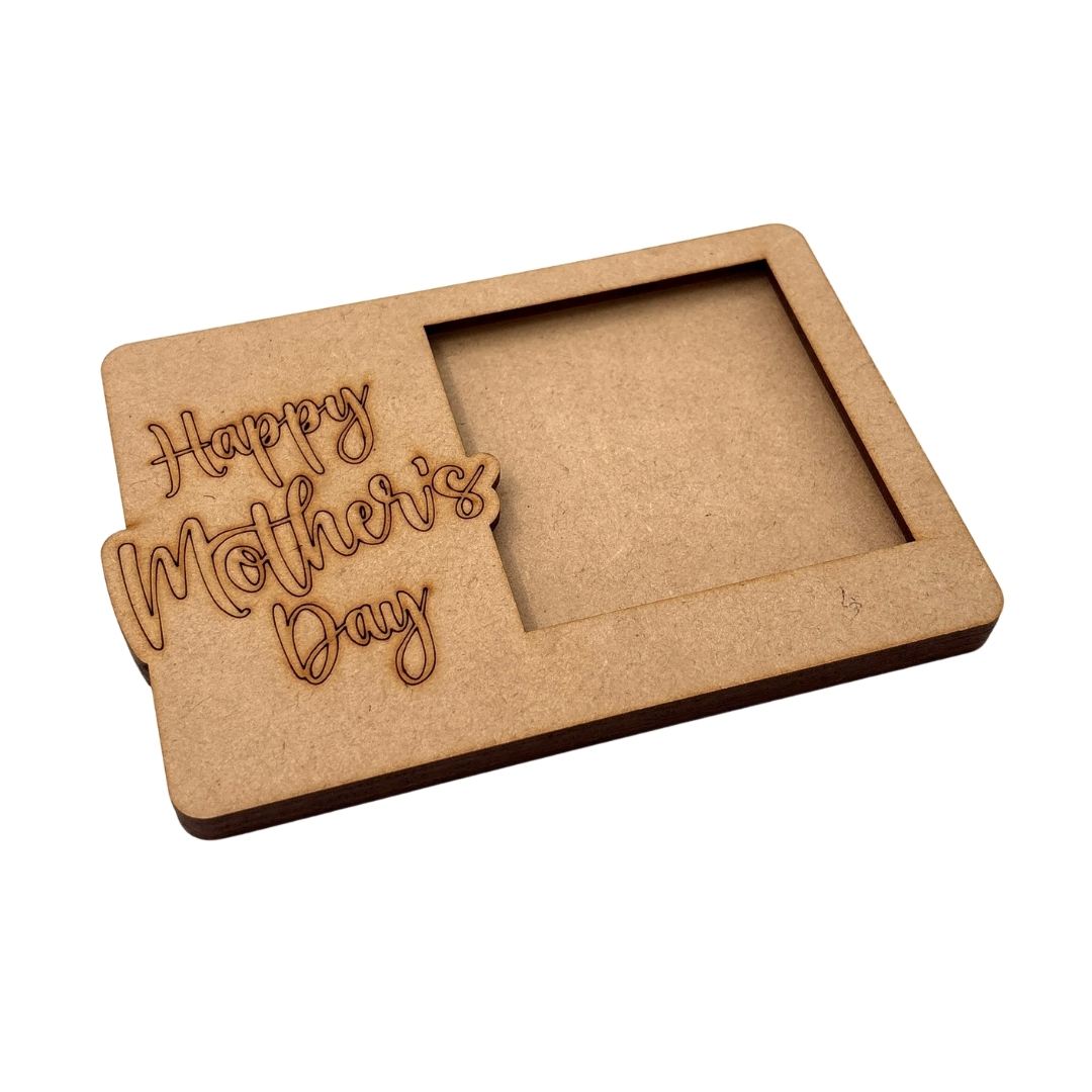 Happy Mother's Day Three Layered Photo Frame MDF Design 1