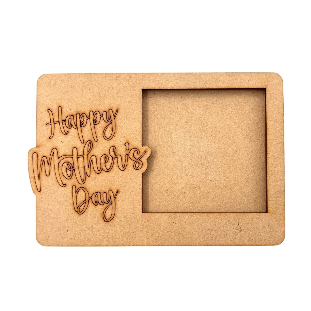 Happy Mother's Day Three Layered Photo Frame MDF Design 1