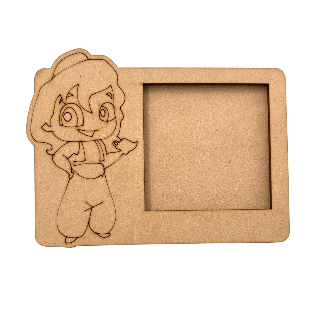 Aladdin Three Layered Photo Frame MDF Design 1