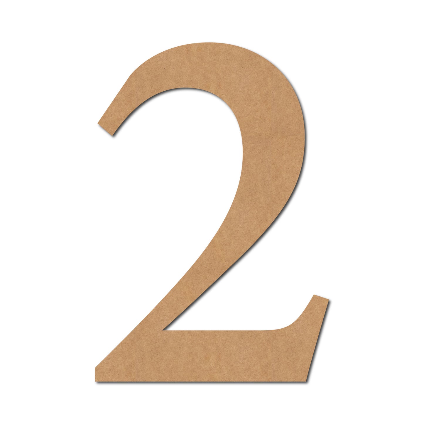 Number Cutout MDF Design