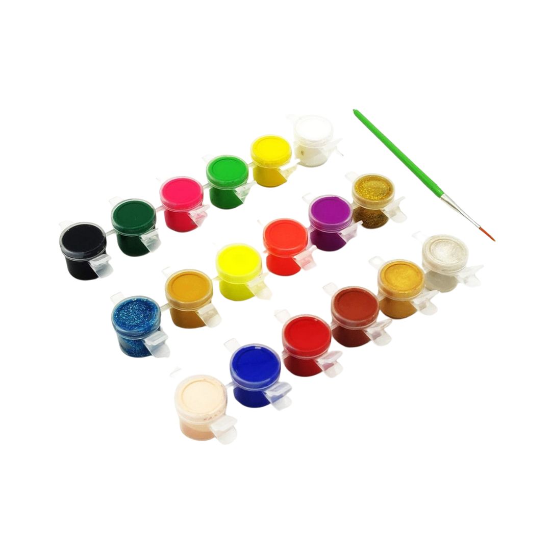 Pidilite Rangeela Tempera Colours With Paint Brush