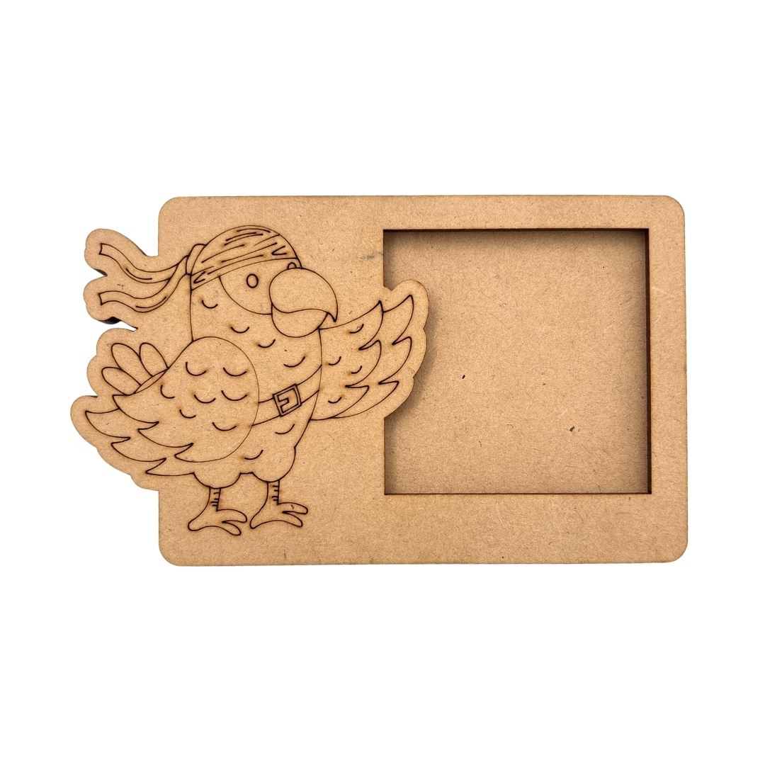 Bird Three Layered Photo Frame MDF Design 1