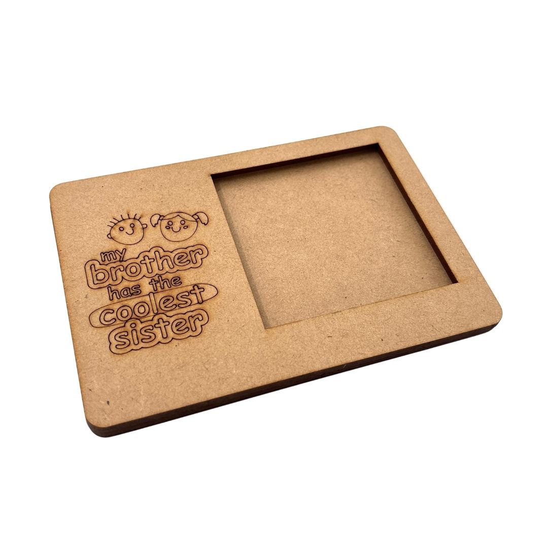 Raksha Bandhan Three Layered Photo Frame MDF Design 2