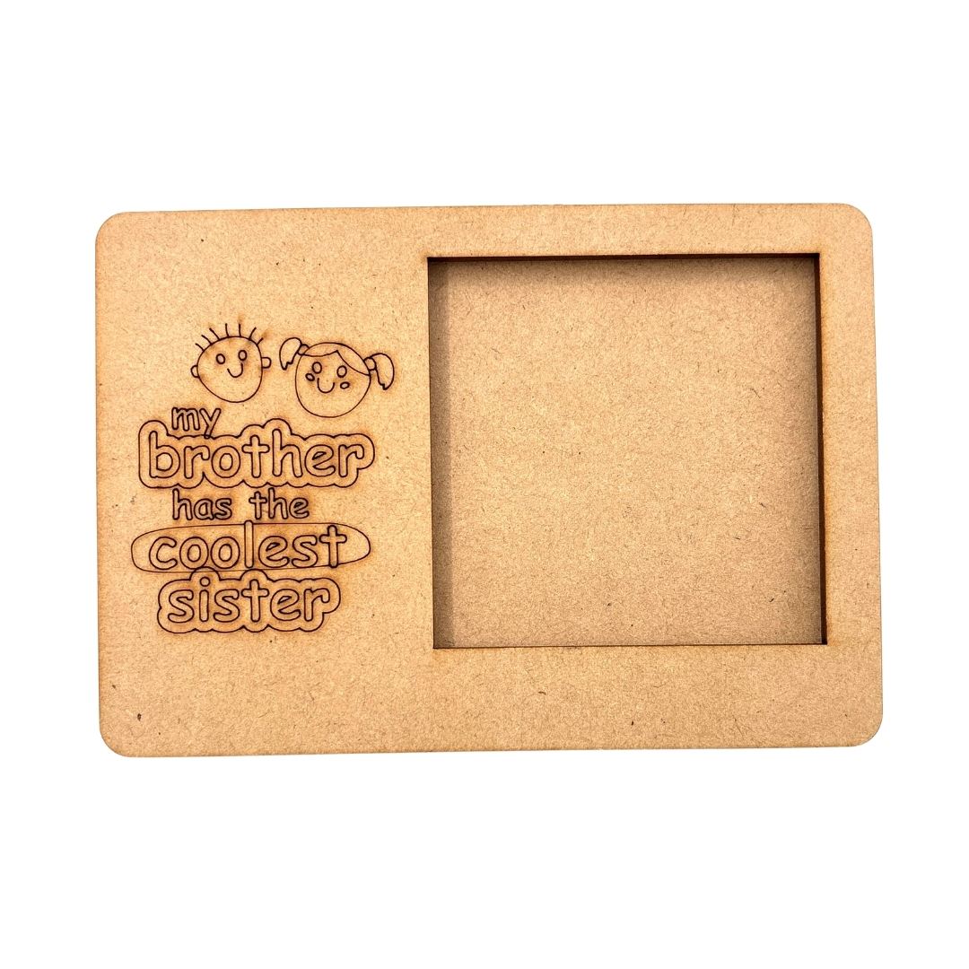 Raksha Bandhan Three Layered Photo Frame MDF Design 2