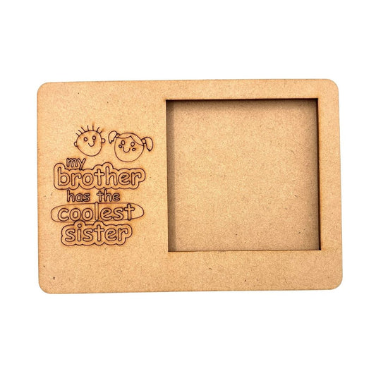Raksha Bandhan Three Layered Photo Frame MDF Design 2