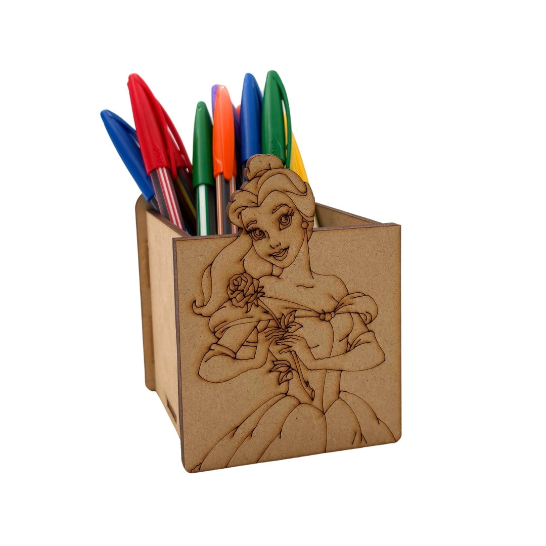 Princess Pen Stand MDF Design 1