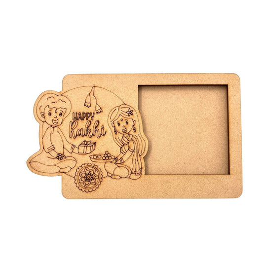 Raksha Bandhan Three Layered Photo Frame MDF Design 1
