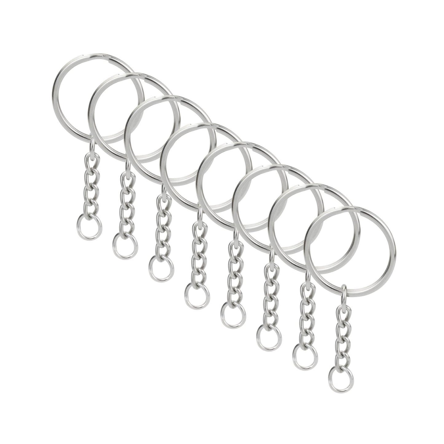 Key Ring Silver With Chain