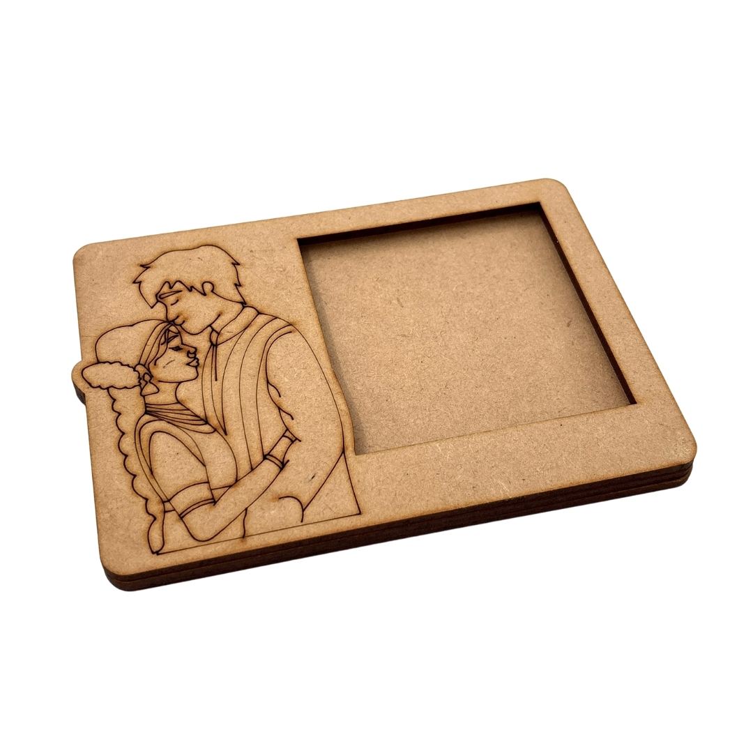 Couple Three Layered Photo Frame MDF Design 4