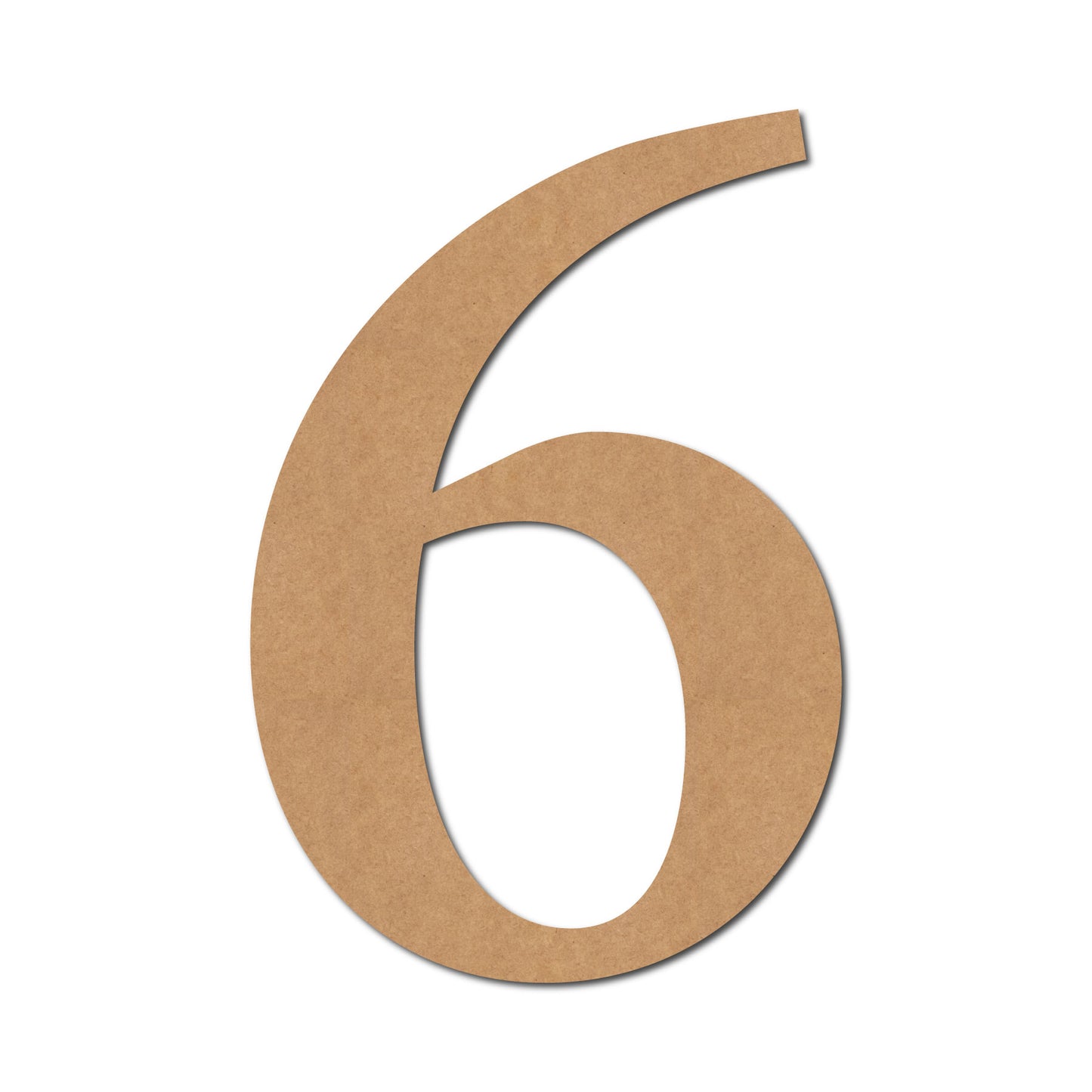 Number Cutout MDF Design