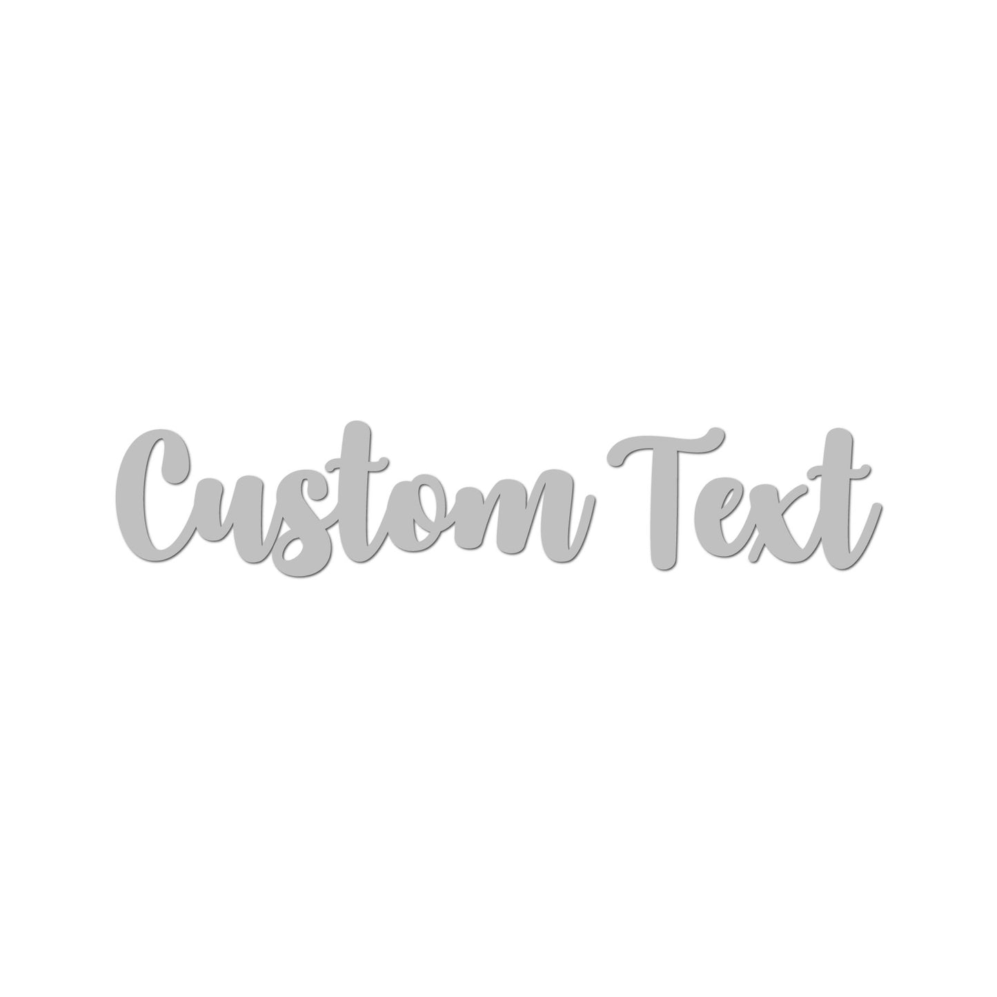 Acrylic Custom Text Name Cutout