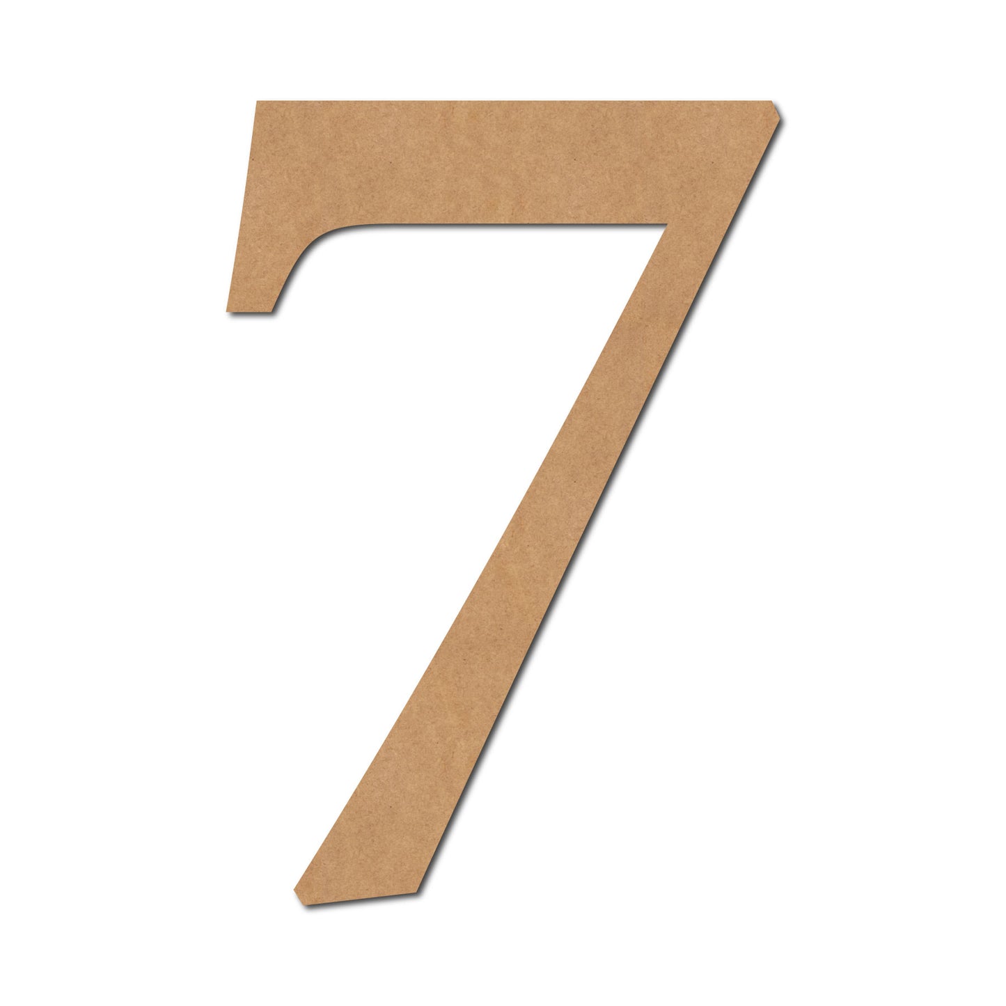Number Cutout MDF Design