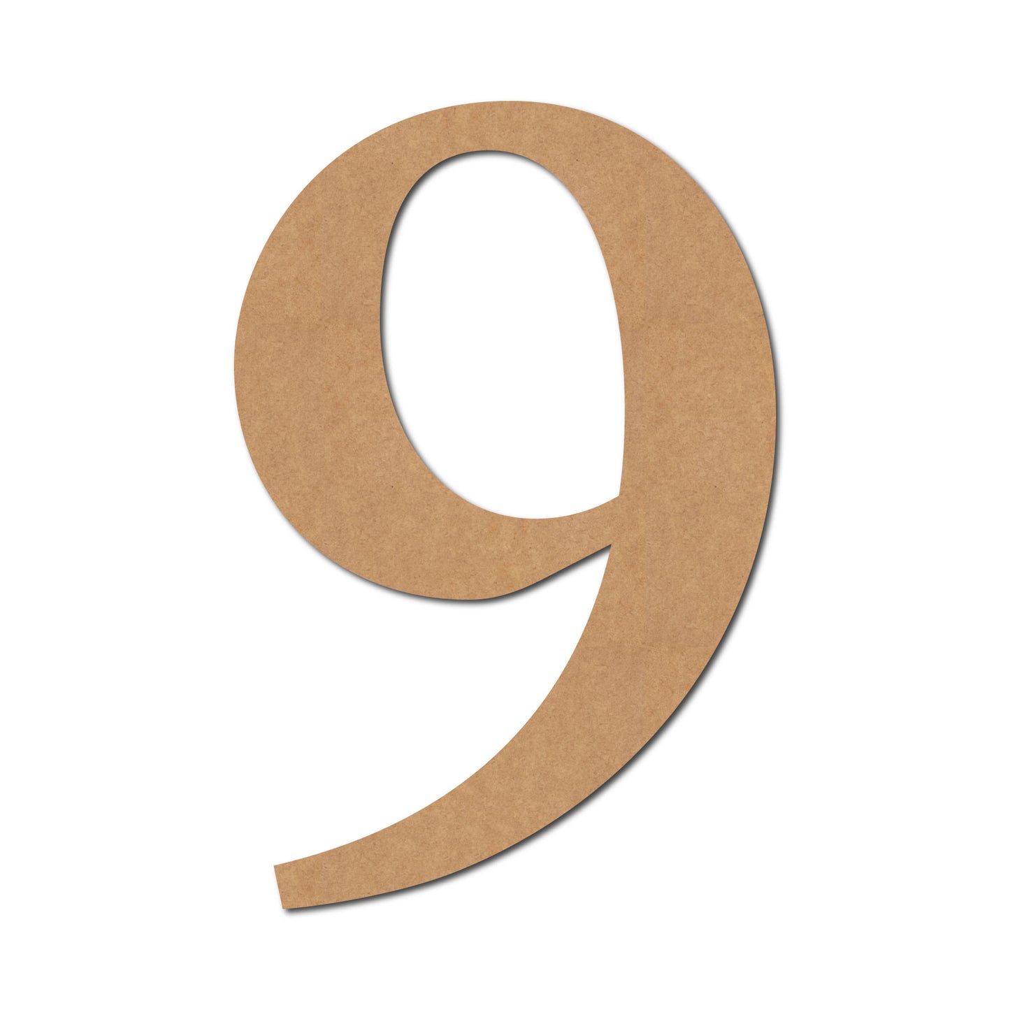Number Cutout MDF Design
