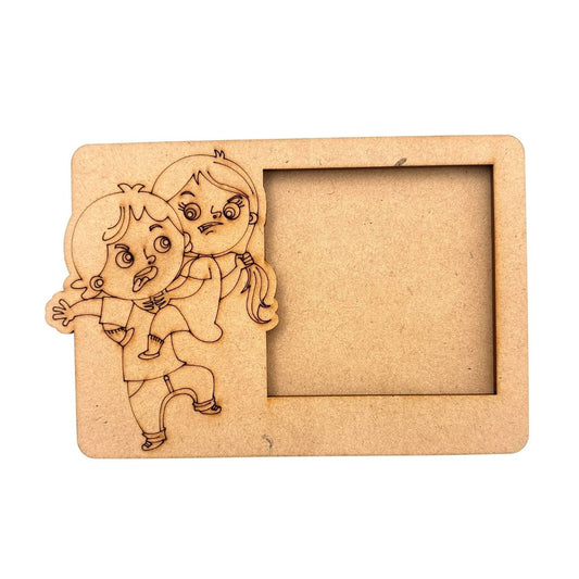 Siblings Three Layered Photo Frame MDF Design 3