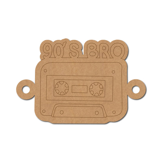 90's Bro Rakhi Pre Marked MDF Design 1