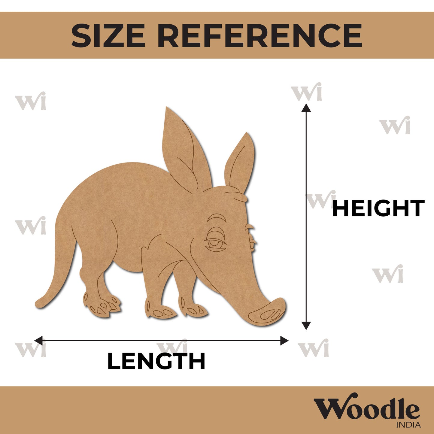 Aardvark Pre Marked MDF Design 1