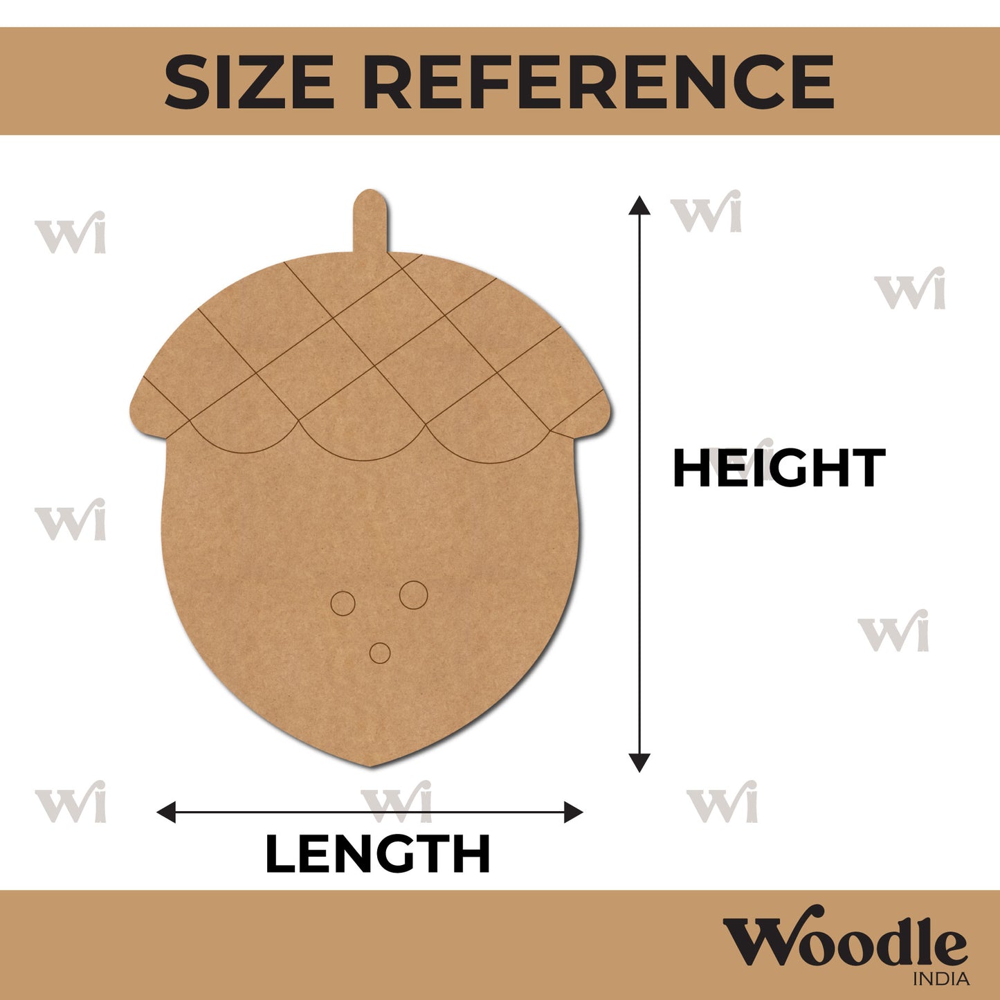 Acorn Pre Marked MDF Design 2