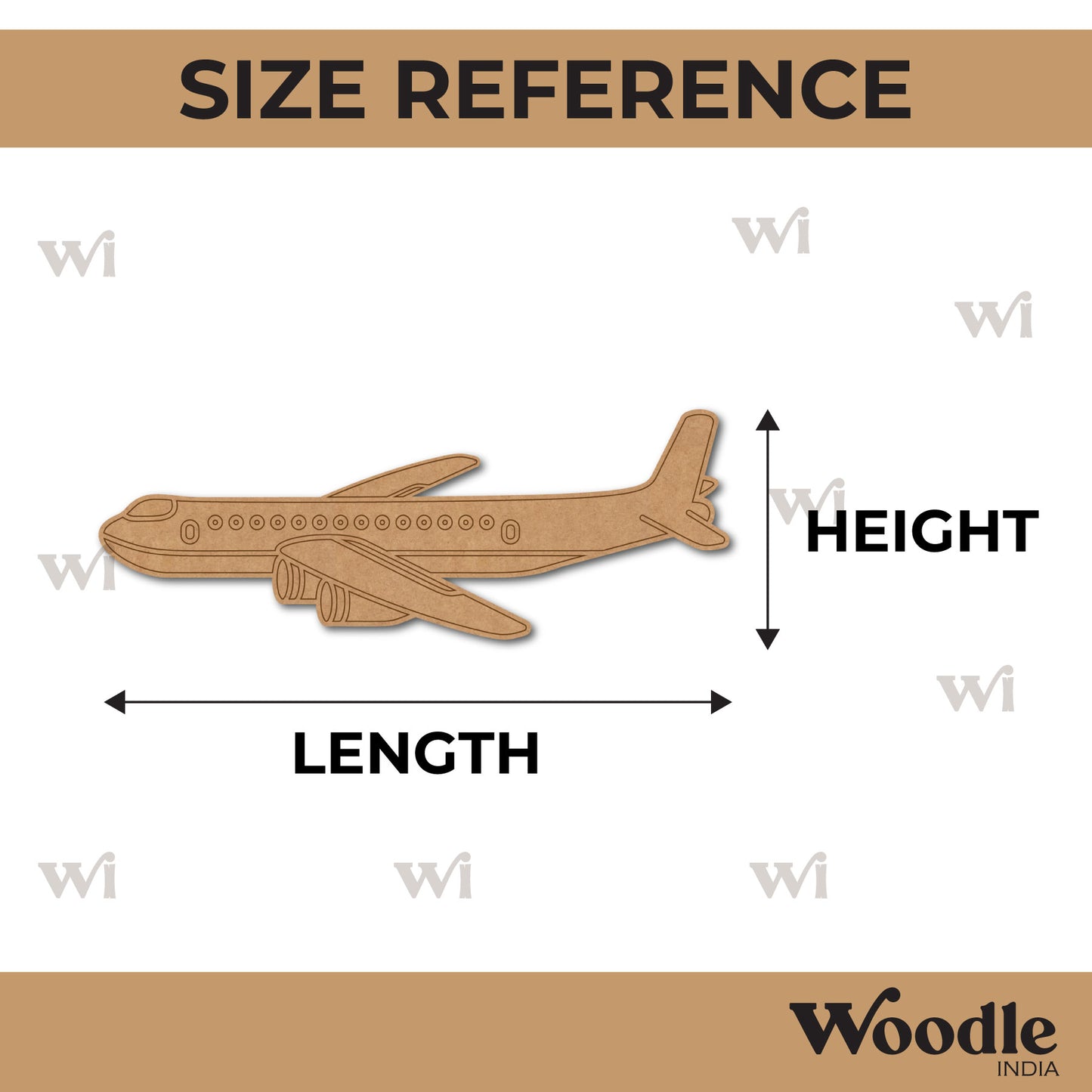 Aeroplane Pre Marked MDF Design 3