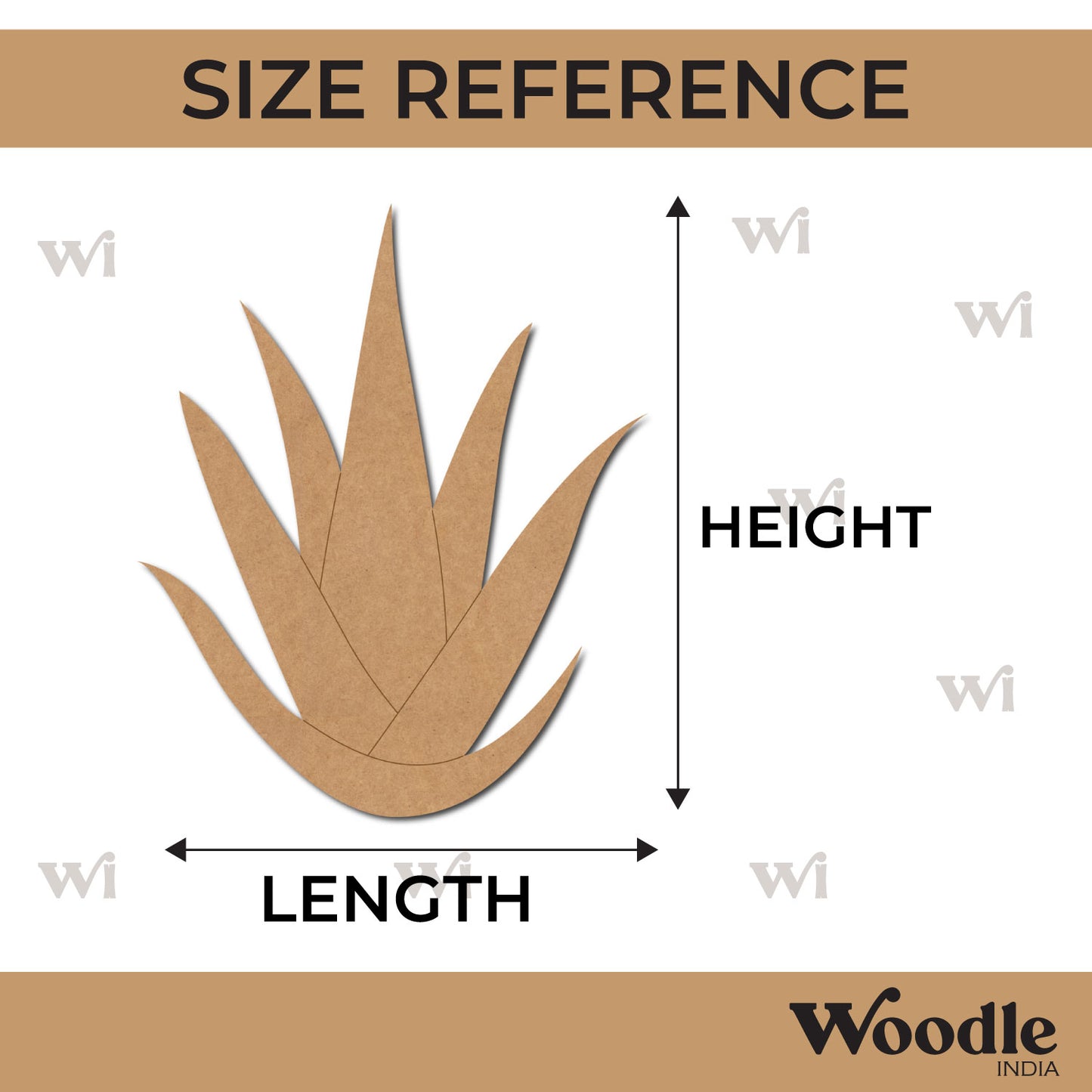 Aloe Vera Pre Marked MDF Design 2