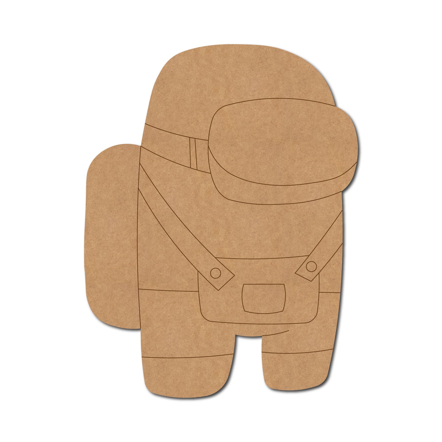 Among Us Character Pre Marked MDF Design 1