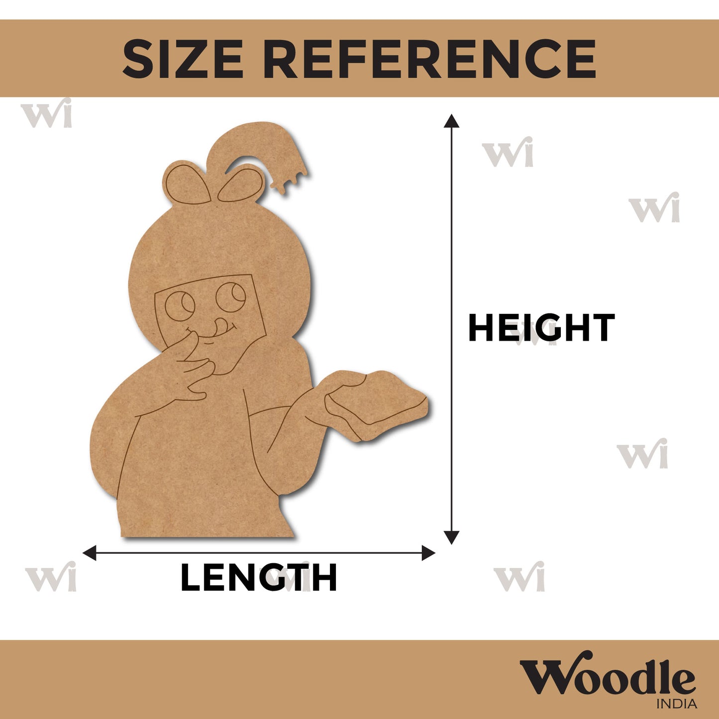 Amul Butter Girl Pre Marked MDF Design 1
