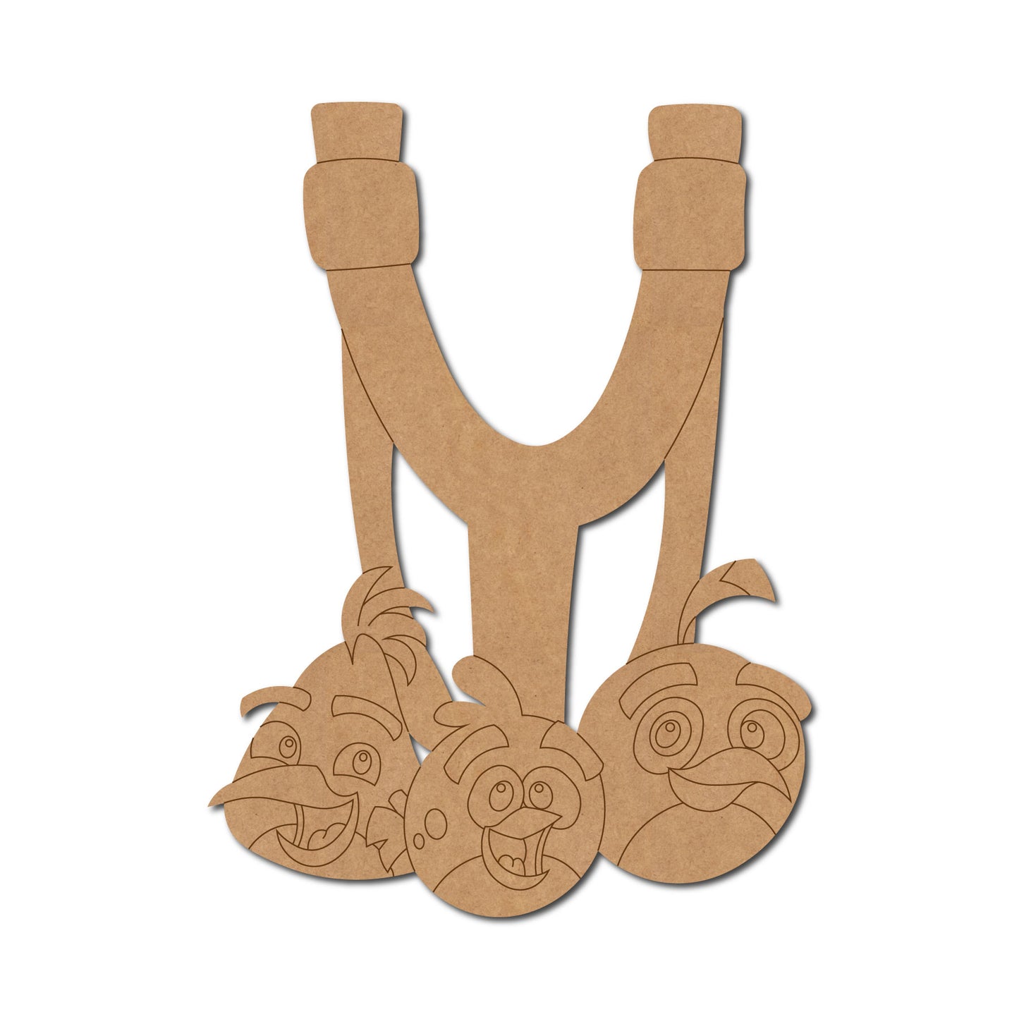 Angry Birds Pre Marked Base MDF Design 1