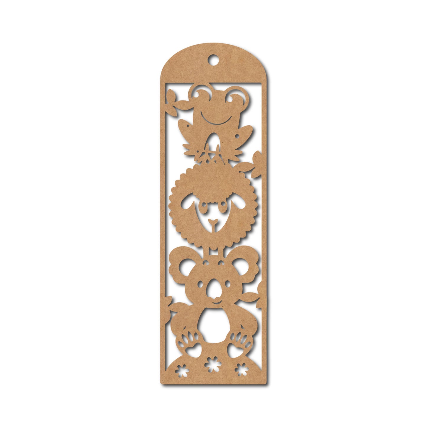 Animals Bookmark MDF Design 1