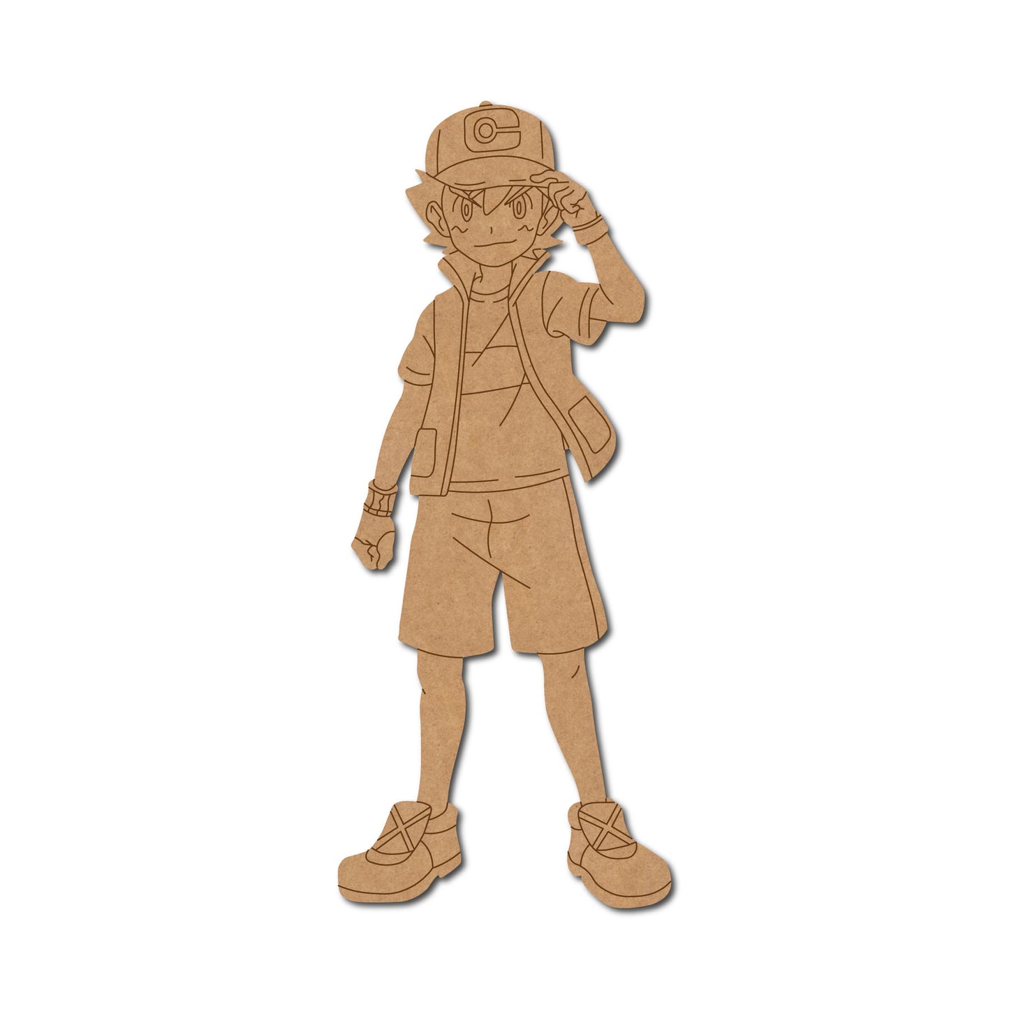 Ash Pokemon Pre Marked MDF Design 1