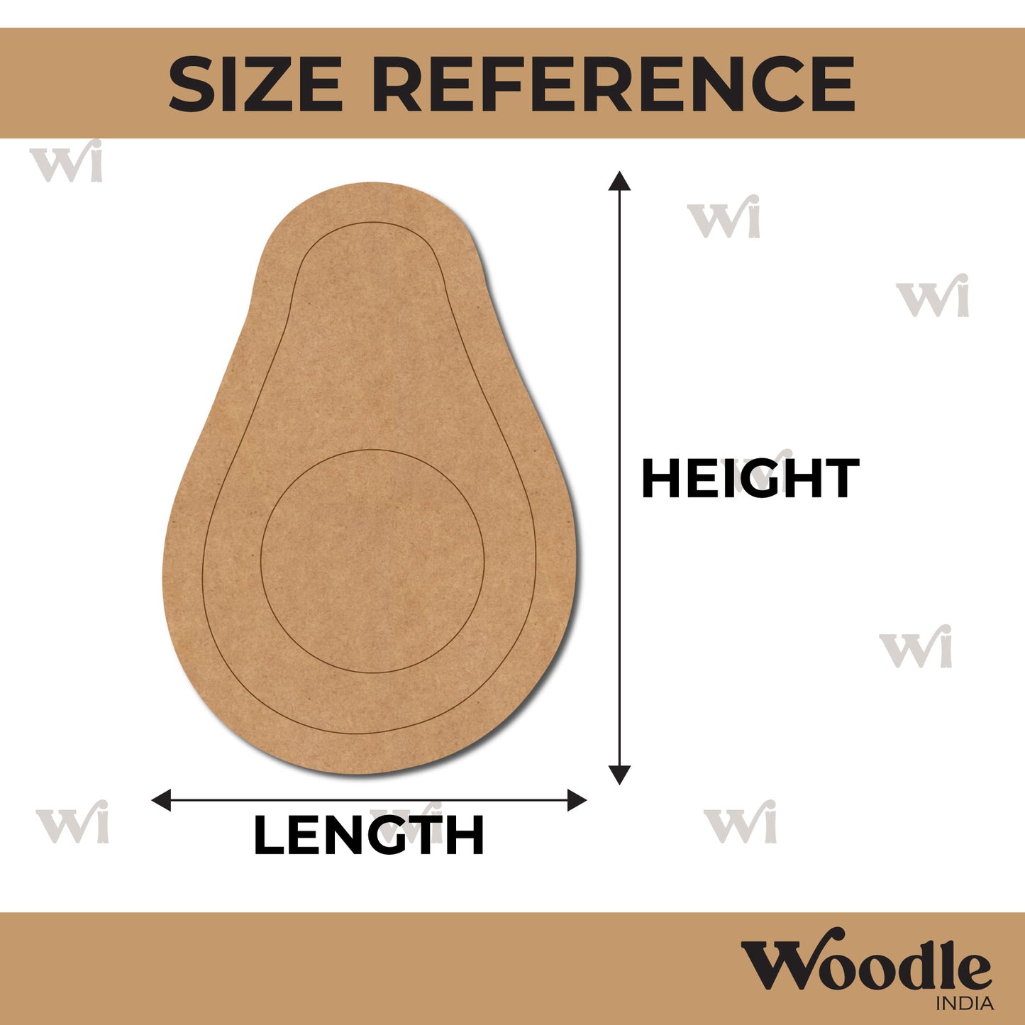 Avocado Pre Marked MDF Design 1