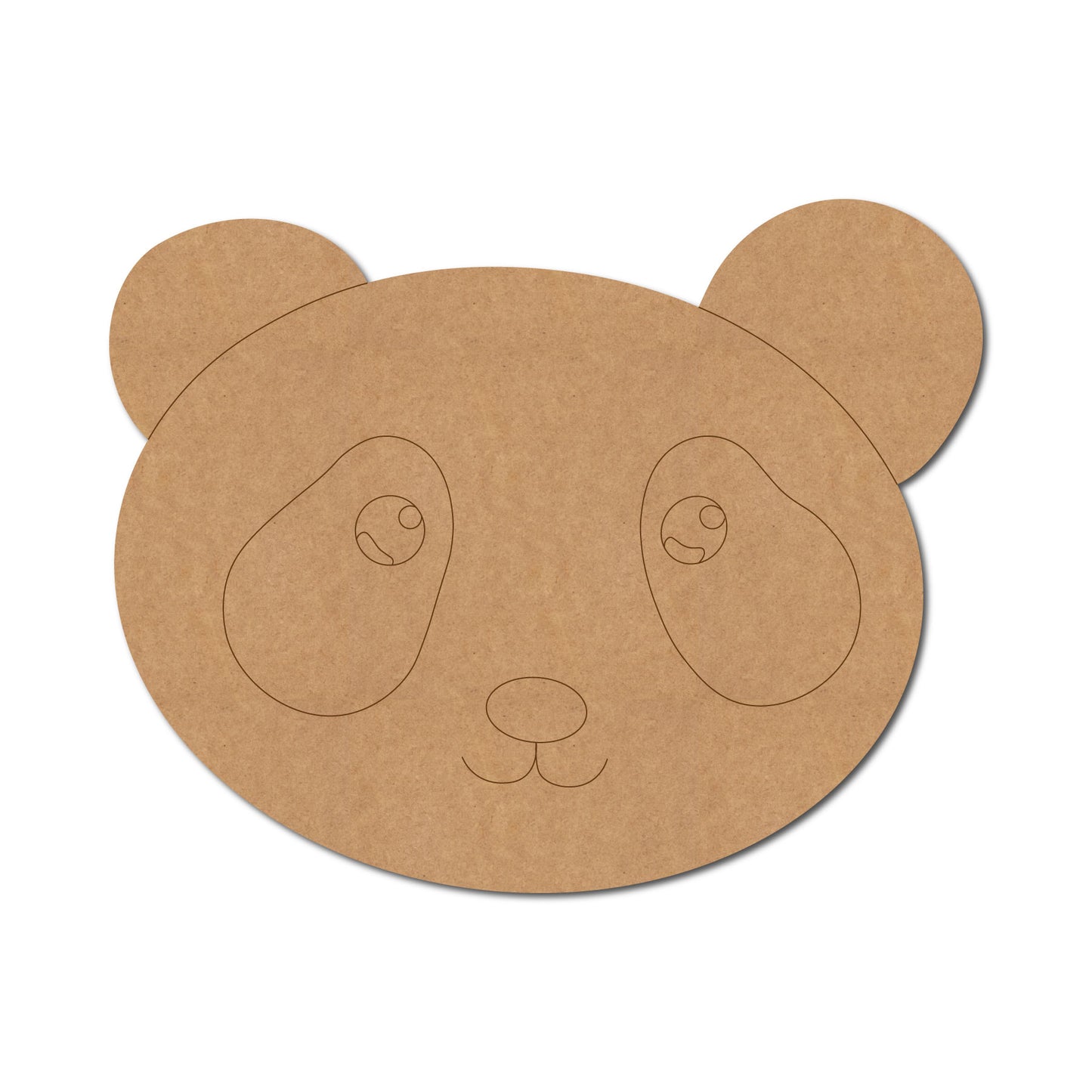 Baby Panda Pre Marked MDF Design 3