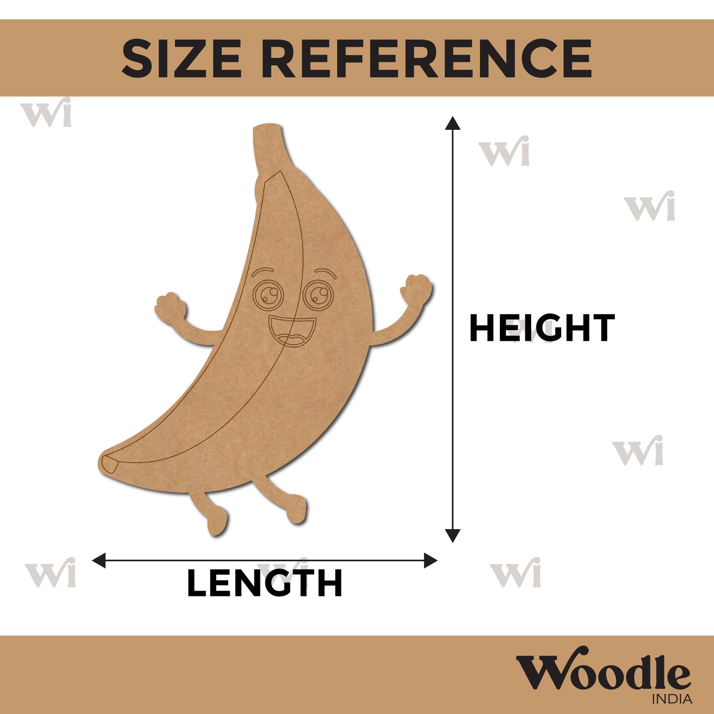 Banana Pre Marked MDF Design 2