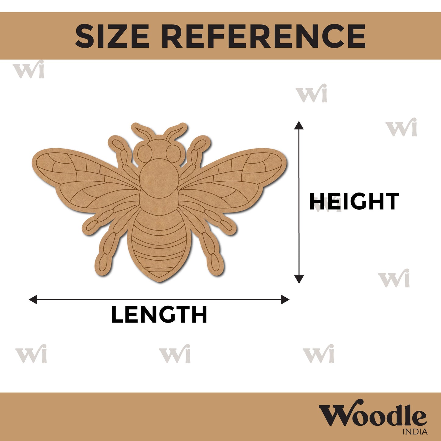 Bee Pre Marked MDF Design 8